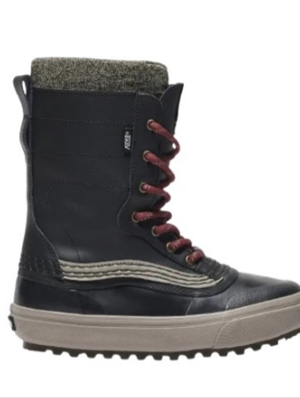 New Vans MTE Standard Black Red Lace Waterproof Boot